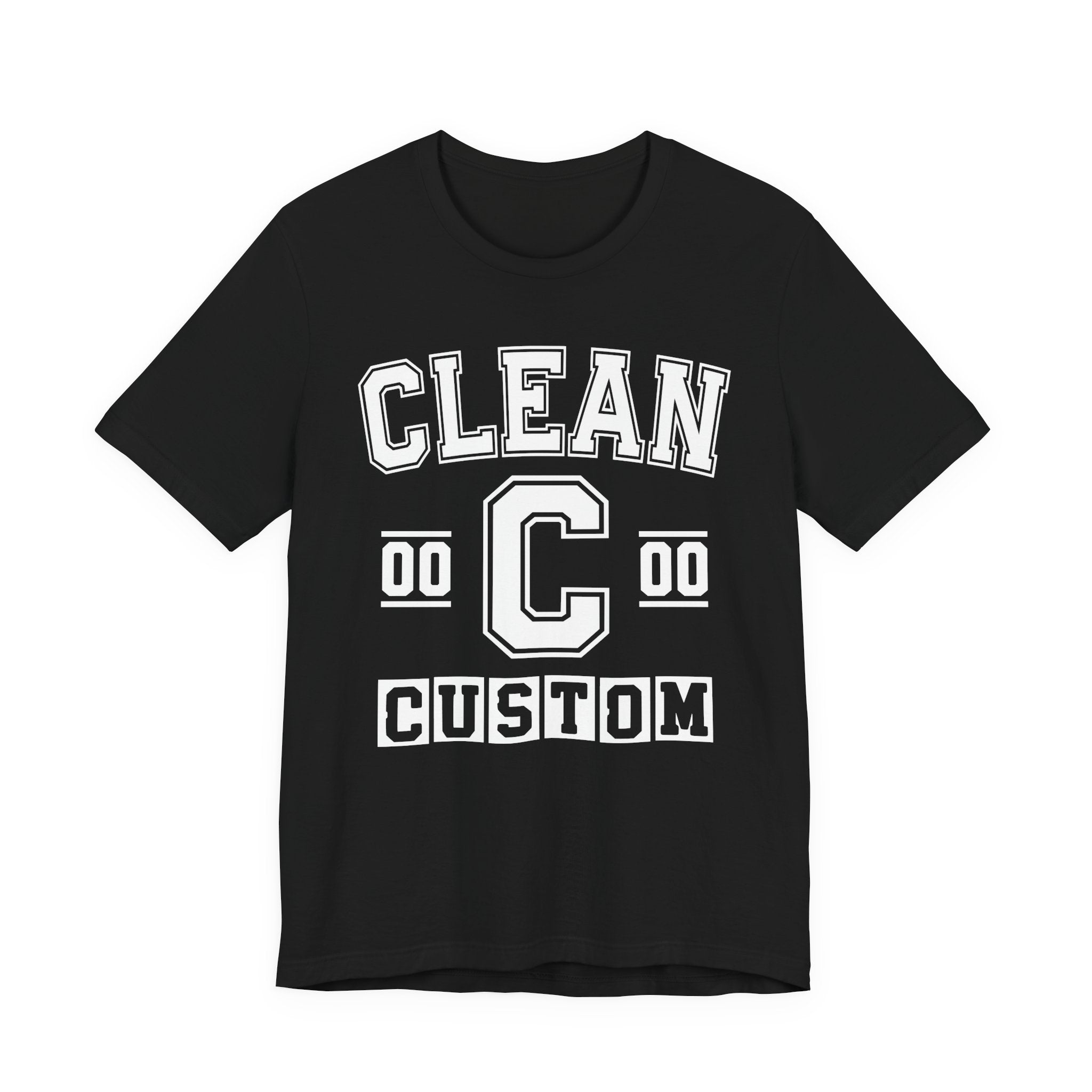 Custom Clean Varsity Tee Shirt — Customize Birthday Day/Month/Year - Customize Season/nation/Society