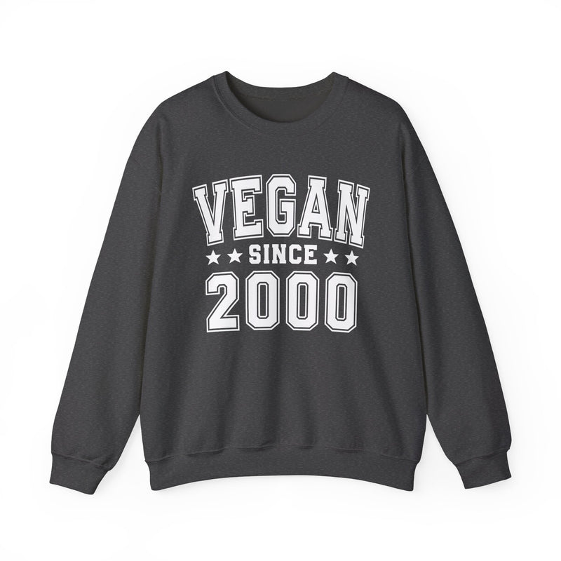 Vegan Since (Personalized Date) — Healthy Eating Milestone Sweatshirt