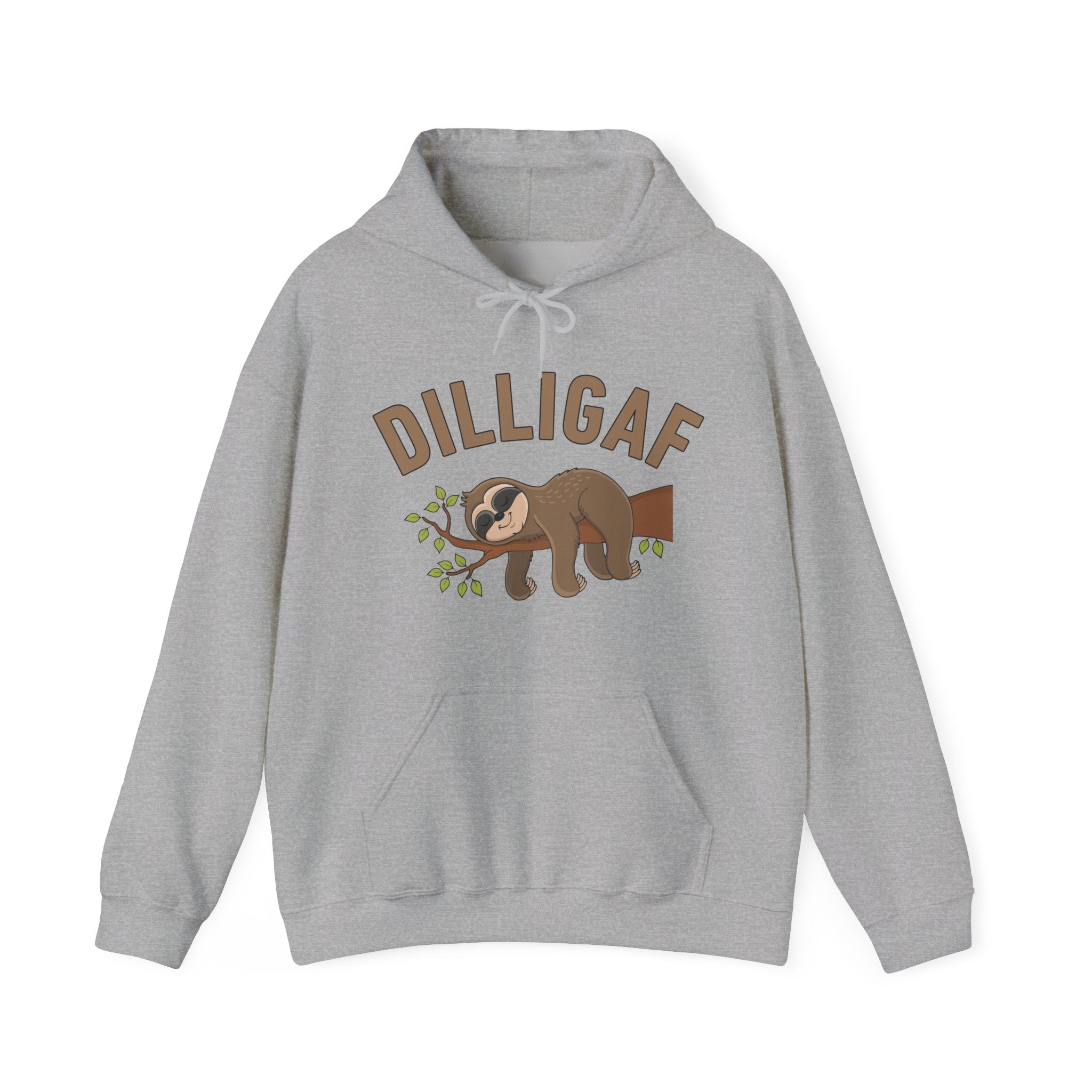 DILLIGAF - Do I Look Like I Give A Fuck- Hoodie (sloth)