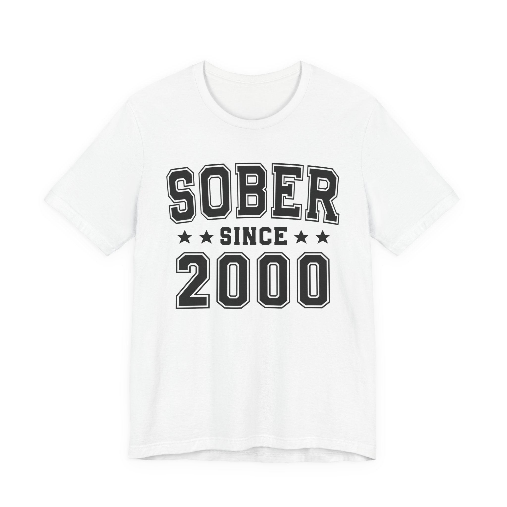 Sober Since (Personalized Date) —  Personal Milestone T-shirt