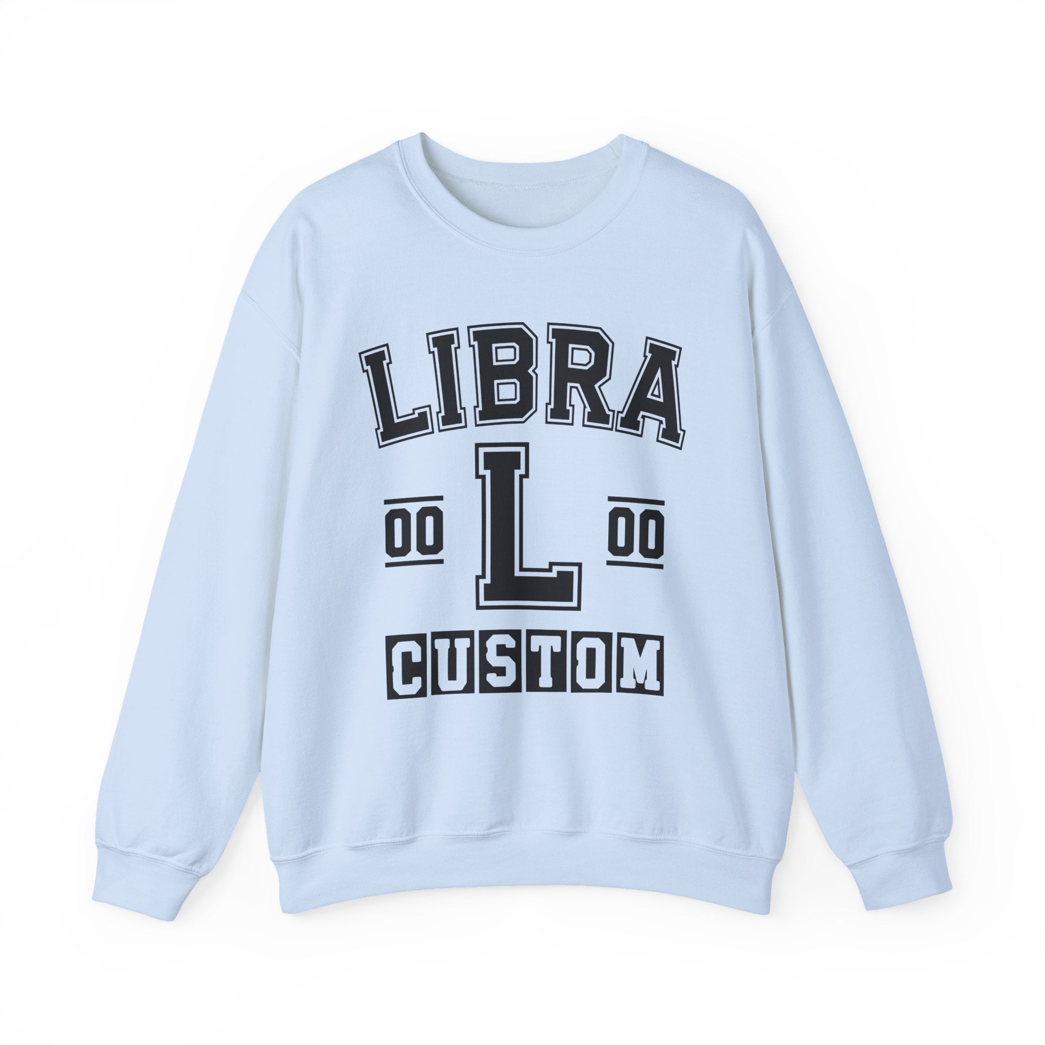 Custom Libra Varsity Sweatshirt - Customize Birthday Day/Month/Year - Customize Gemini Season/Nation