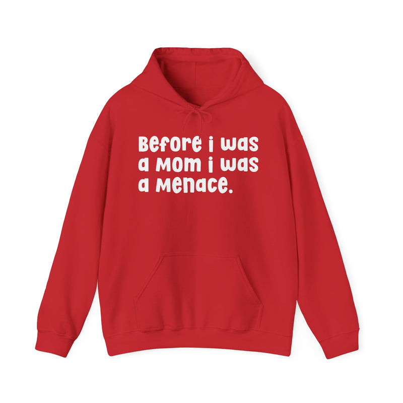 Before I Was A Mother I Was A Menace — Hoodie