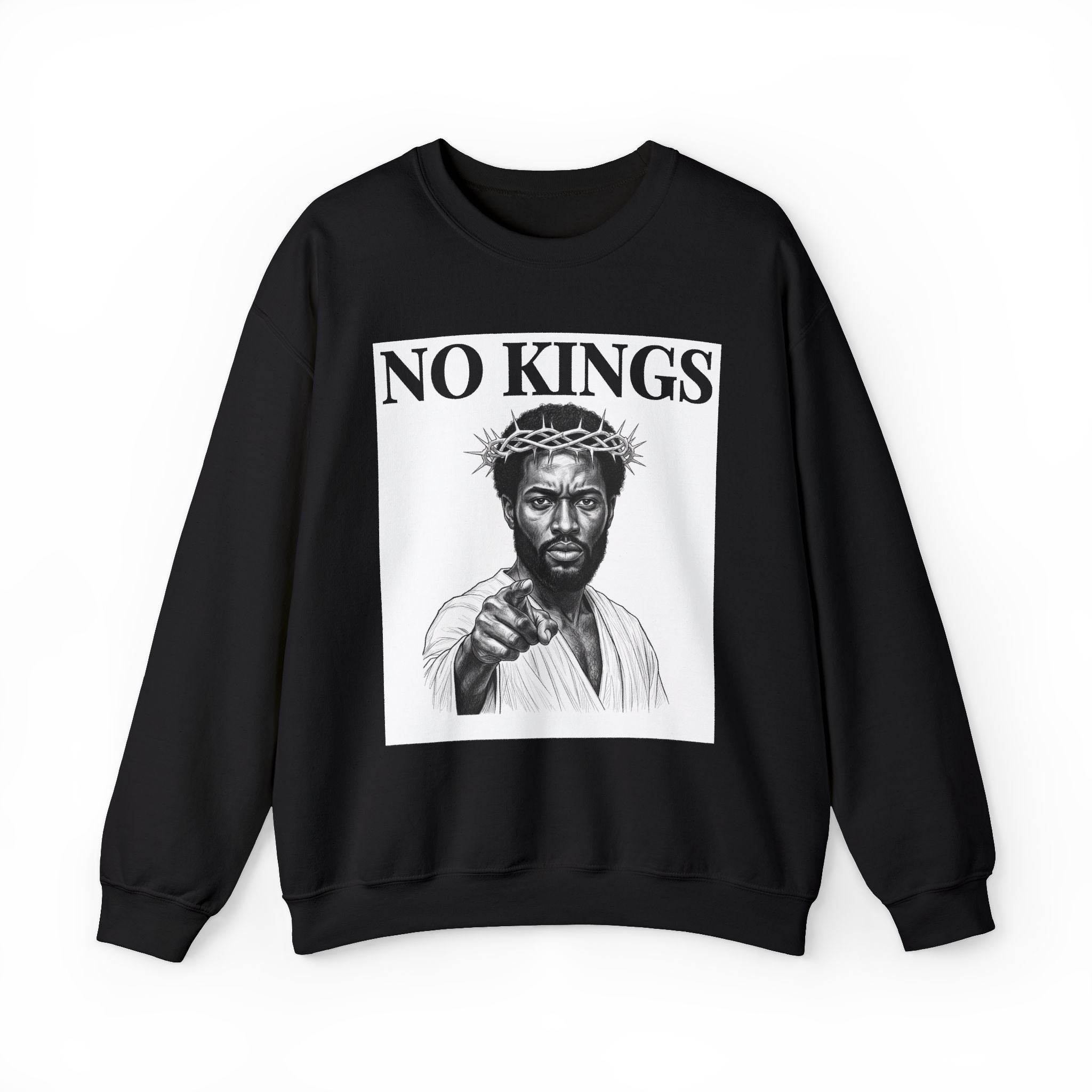 No Kings (Black Jesus) — Sweatshirt