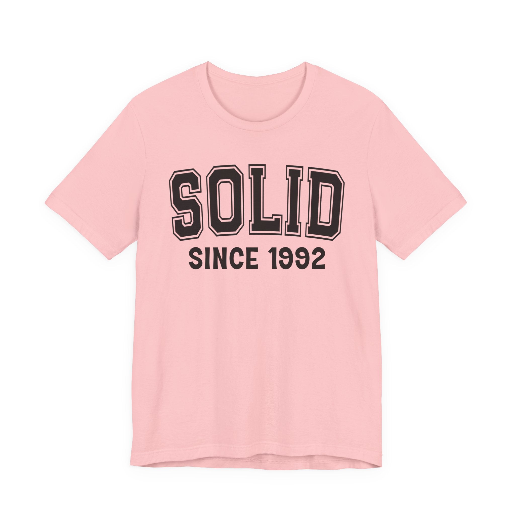 Solid Personalization T-Shirt - Add Your Special "Since Date"