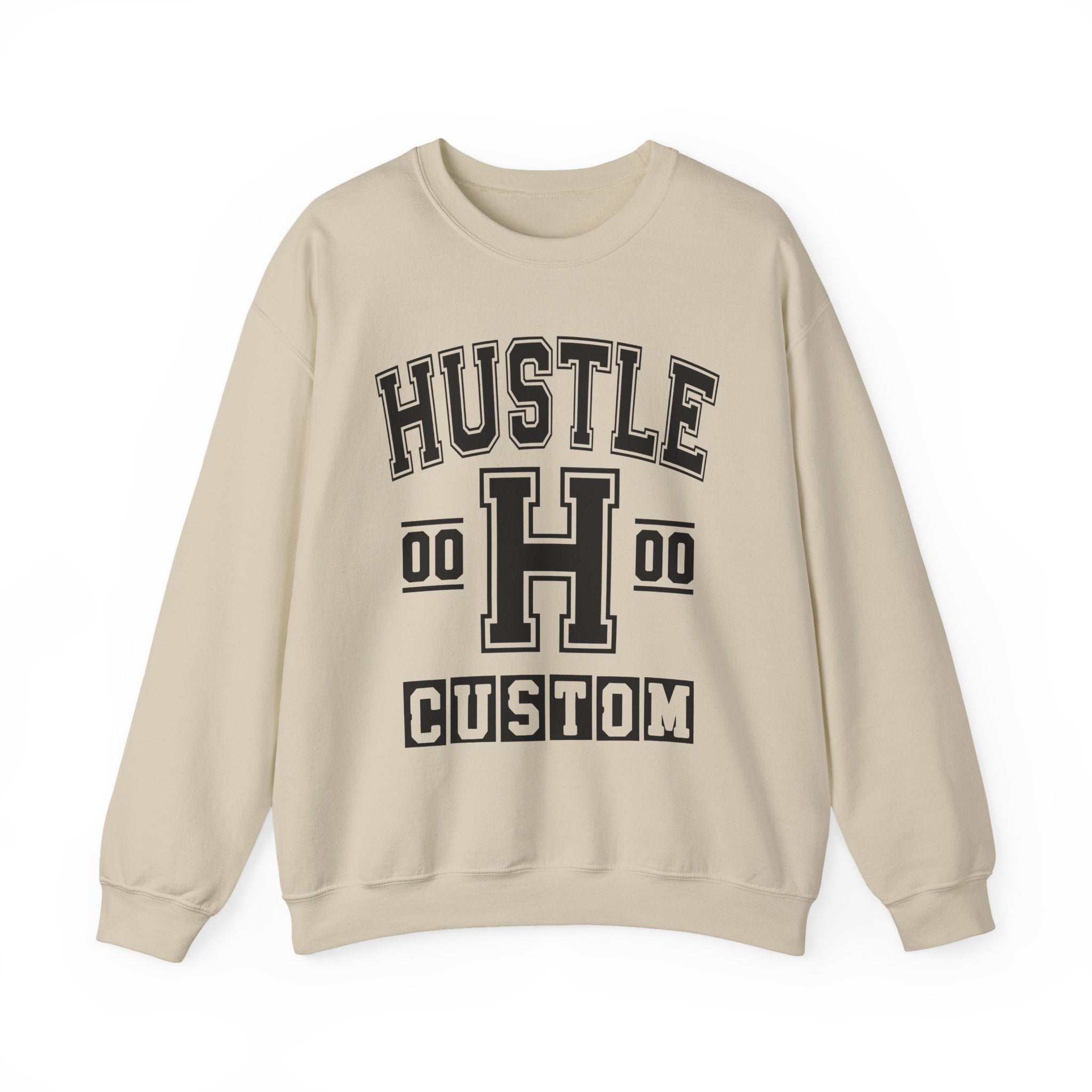 Custom Hustle Varsity Sweatshirt - Customize Birthday Day/Month/Year - Customize Gemini Season/Nation
