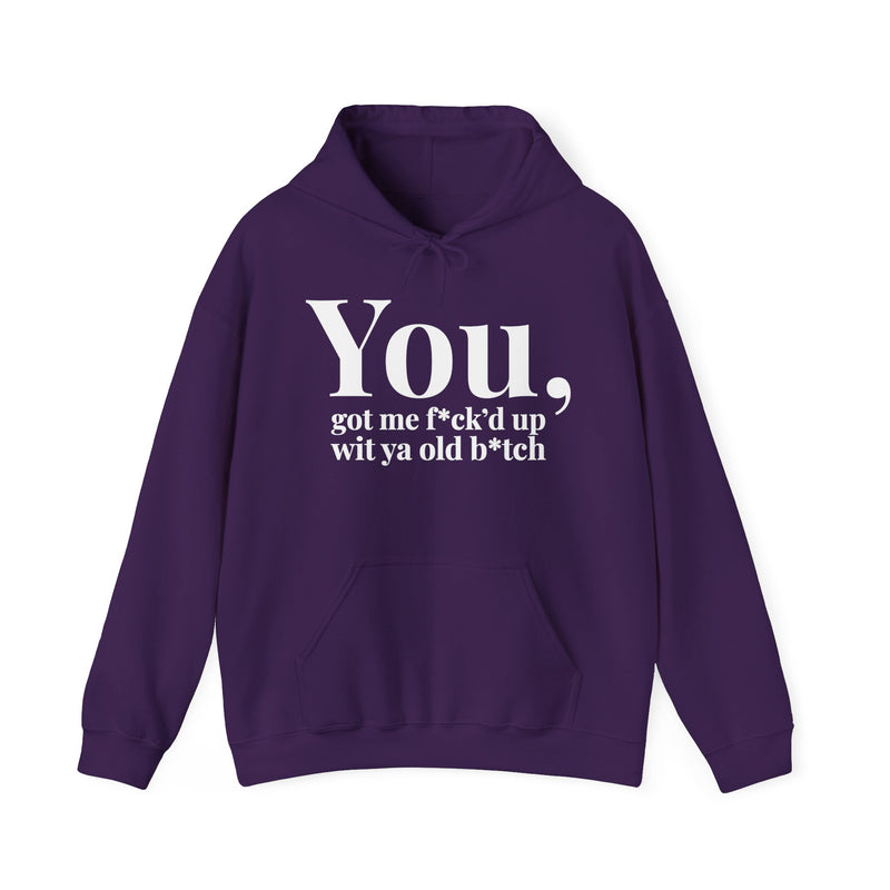 You Got Me Fuck'd Up Wit Ya Old Bitch  — Hoodie