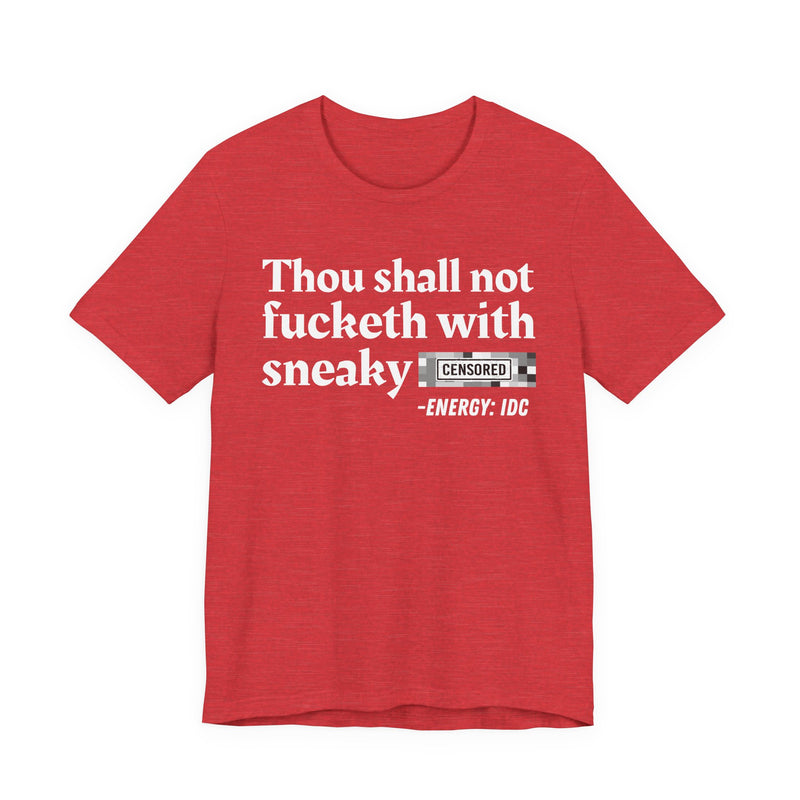 Thou Shall Not Fucketh With Sneaky Bitches