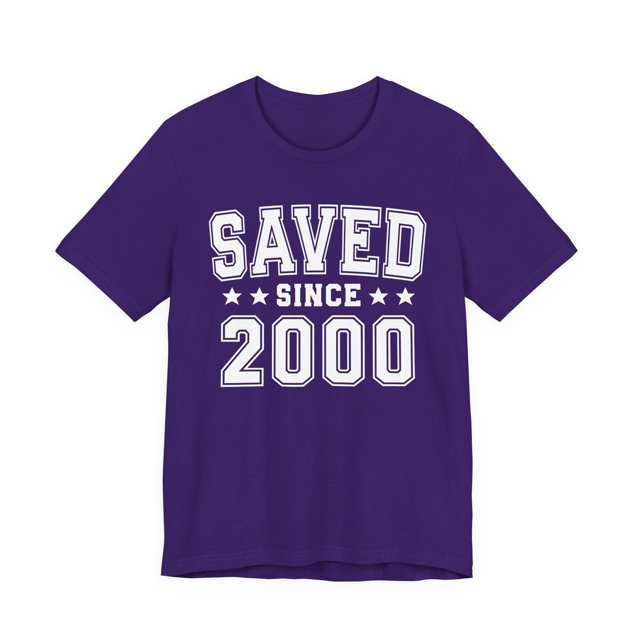 Saved Since (Personalized Date) —  Faith Milestone T-shirt