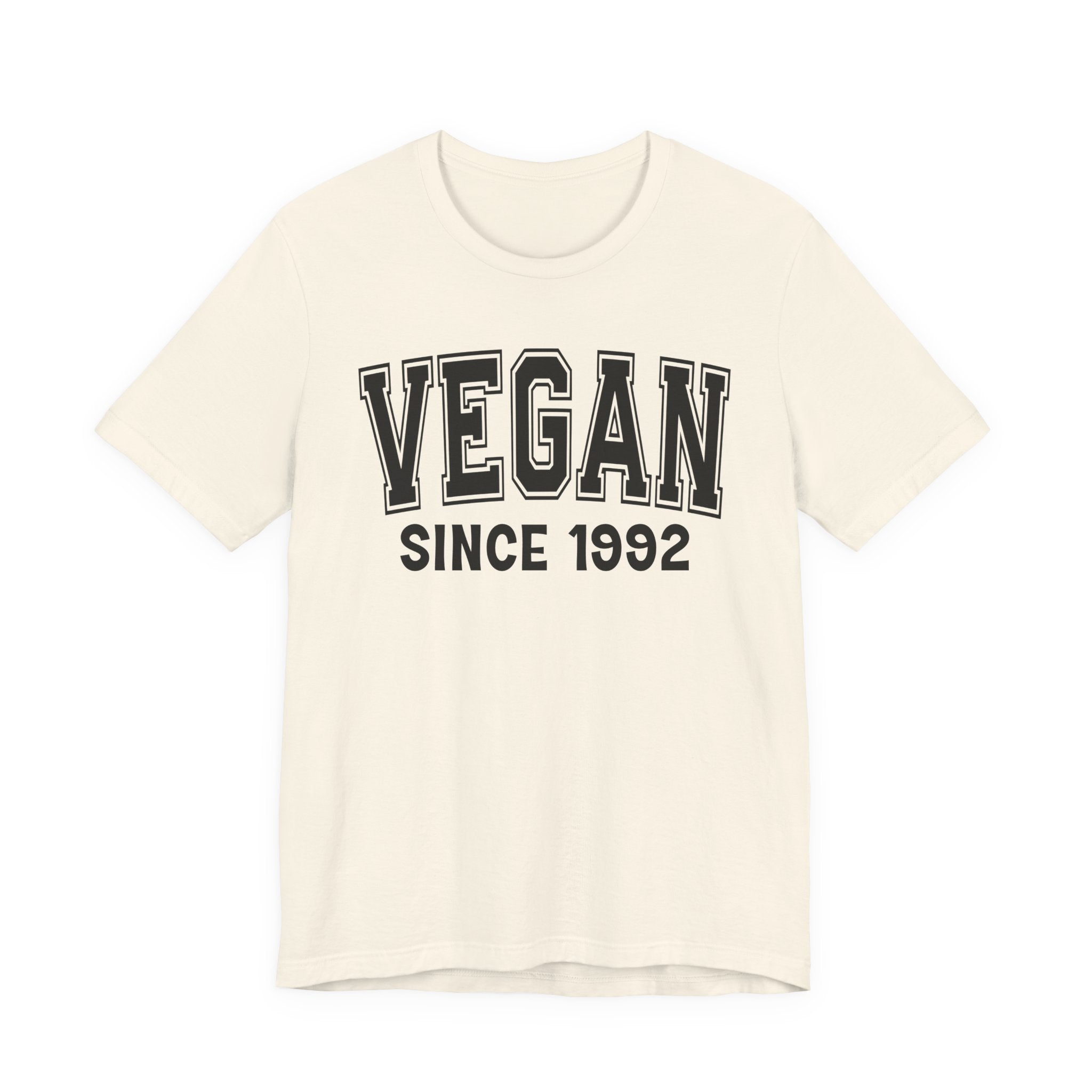Vegan Personalization T-Shirt - Add Your Special "Since Date"