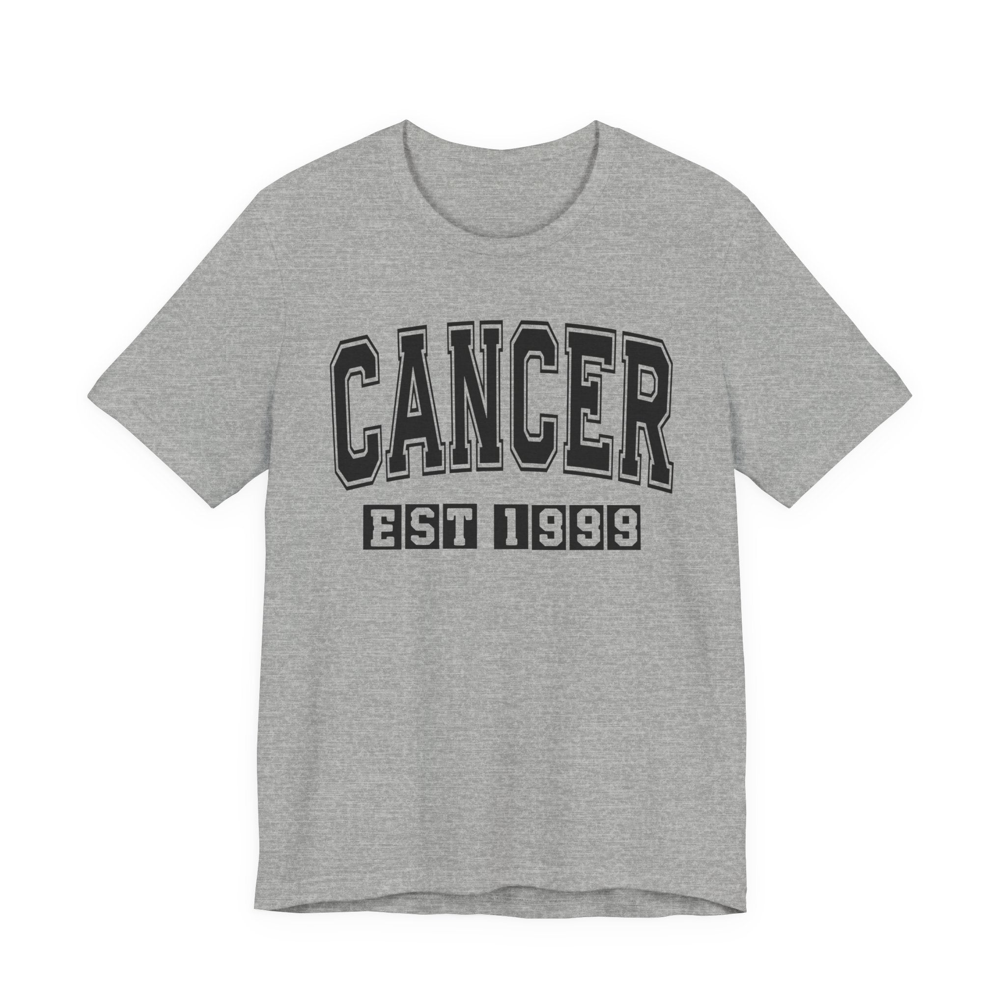 Cancer EST (YEAR) Personalization — Zodiac Birthday Tee Shirt