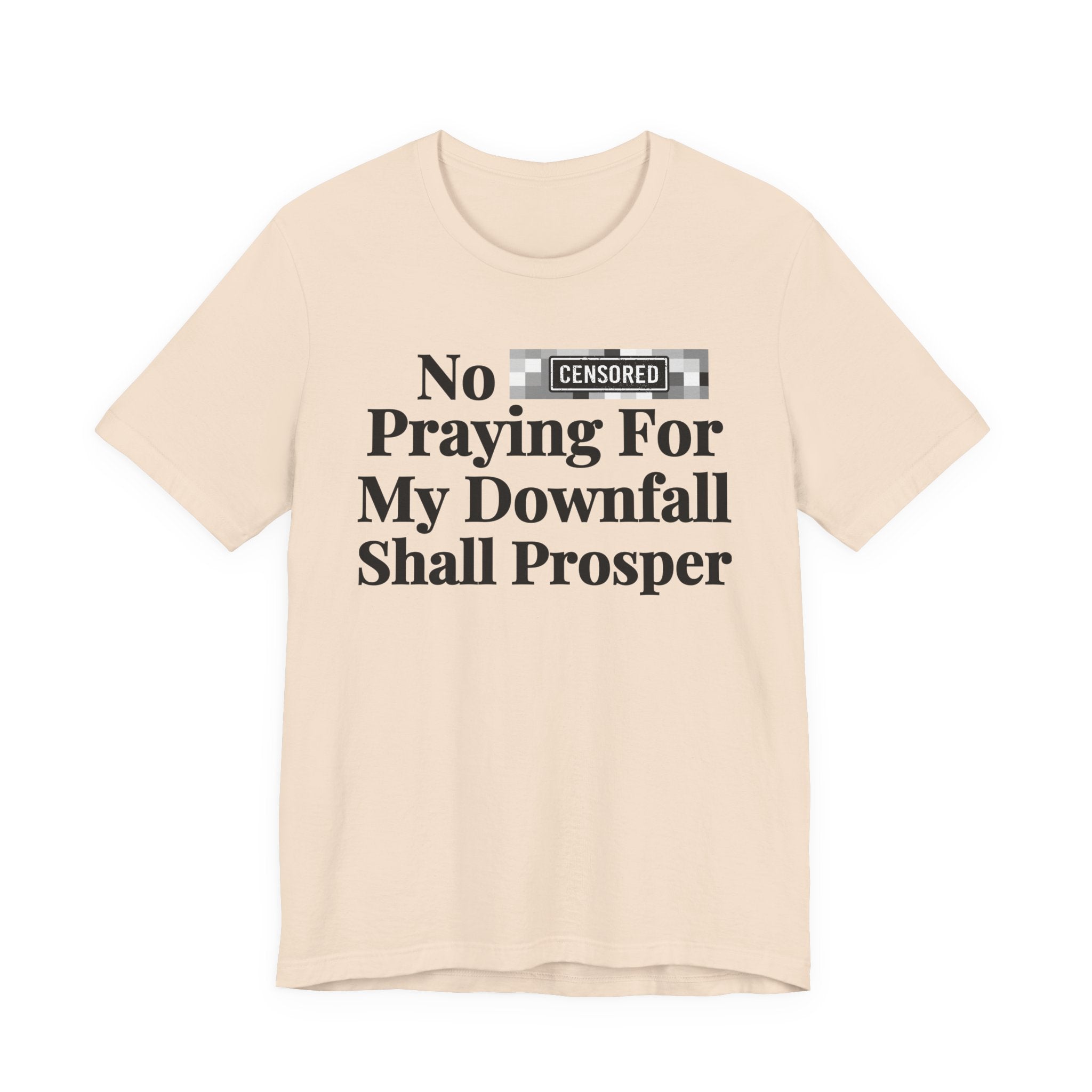 No Bitch Praying For My Downfall Shall Prosper — Bold Christian Statement T-Shirt
