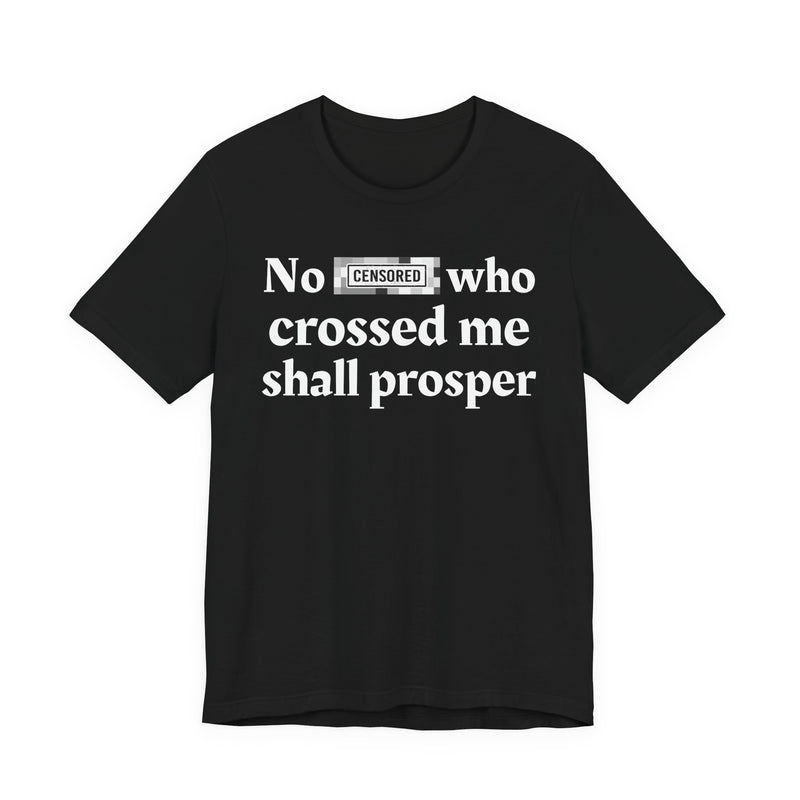 No Bitch Who Crossed Me Shall Prosper — T-Shirt