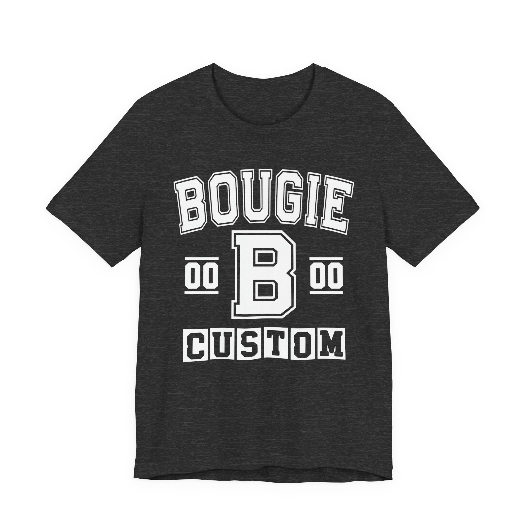 Custom Bougie Varsity Tee Shirt — Customize Birthday Day/Month/Year - Customize Season/nation/Society