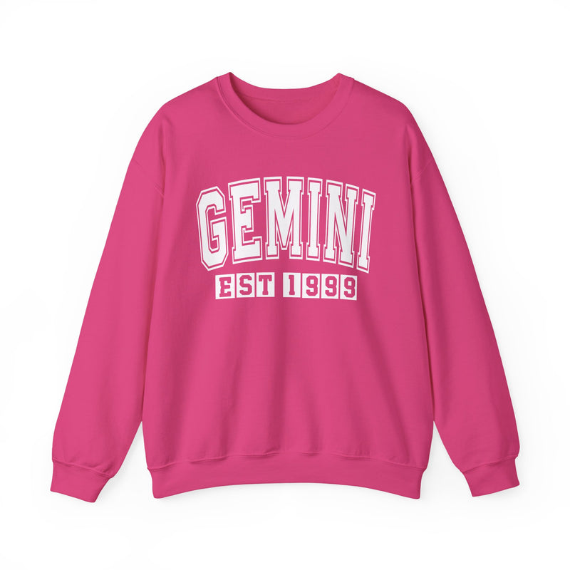 Gemini (EST YEAR) Personalization — Zodiac Graphic Sweatshirt