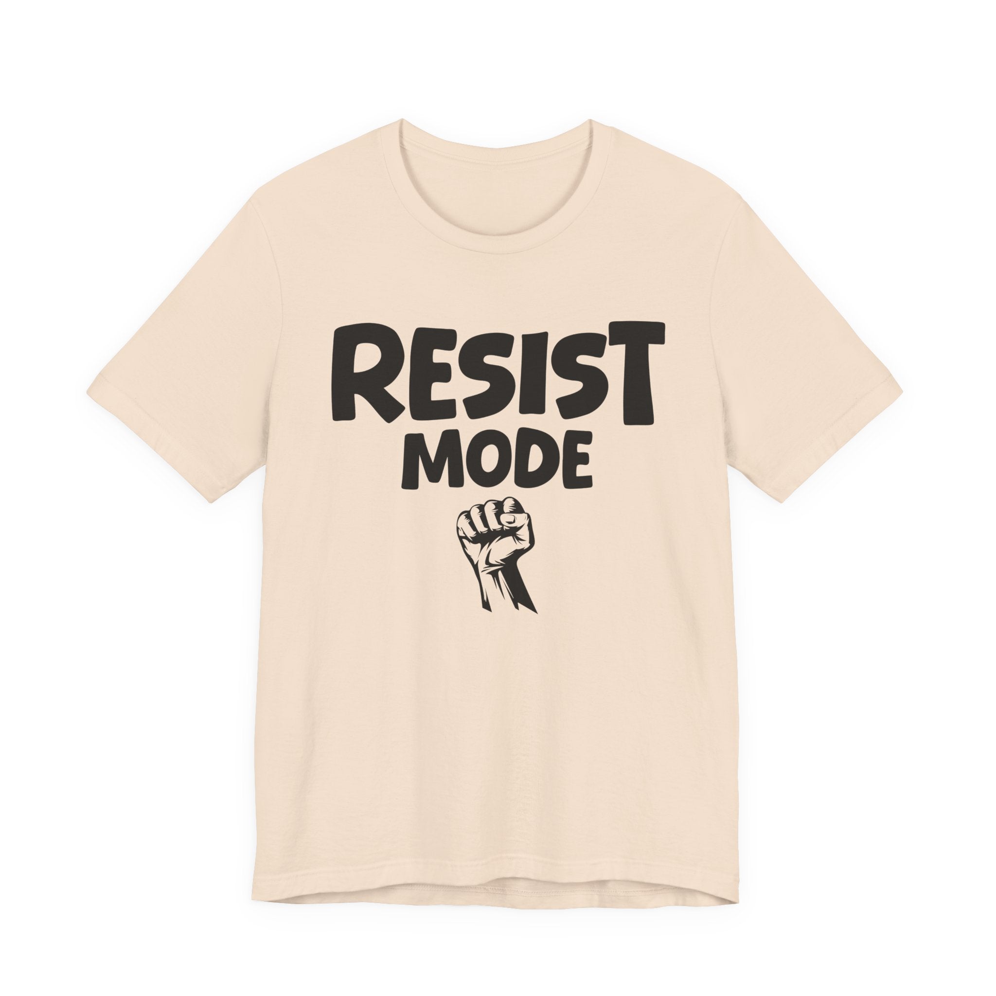 Resist Mode T-Shirt – Bold Protest Graphic Tee with Raised Fist