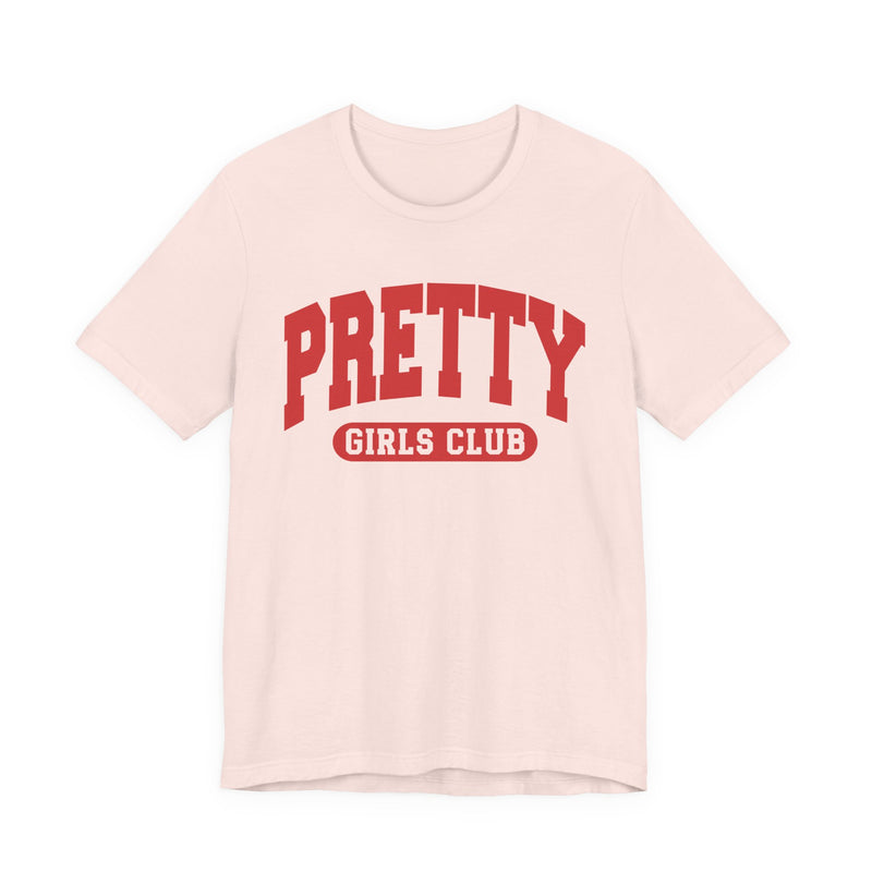 Pretty Girls Club — Retro Collegiate T-Shirt