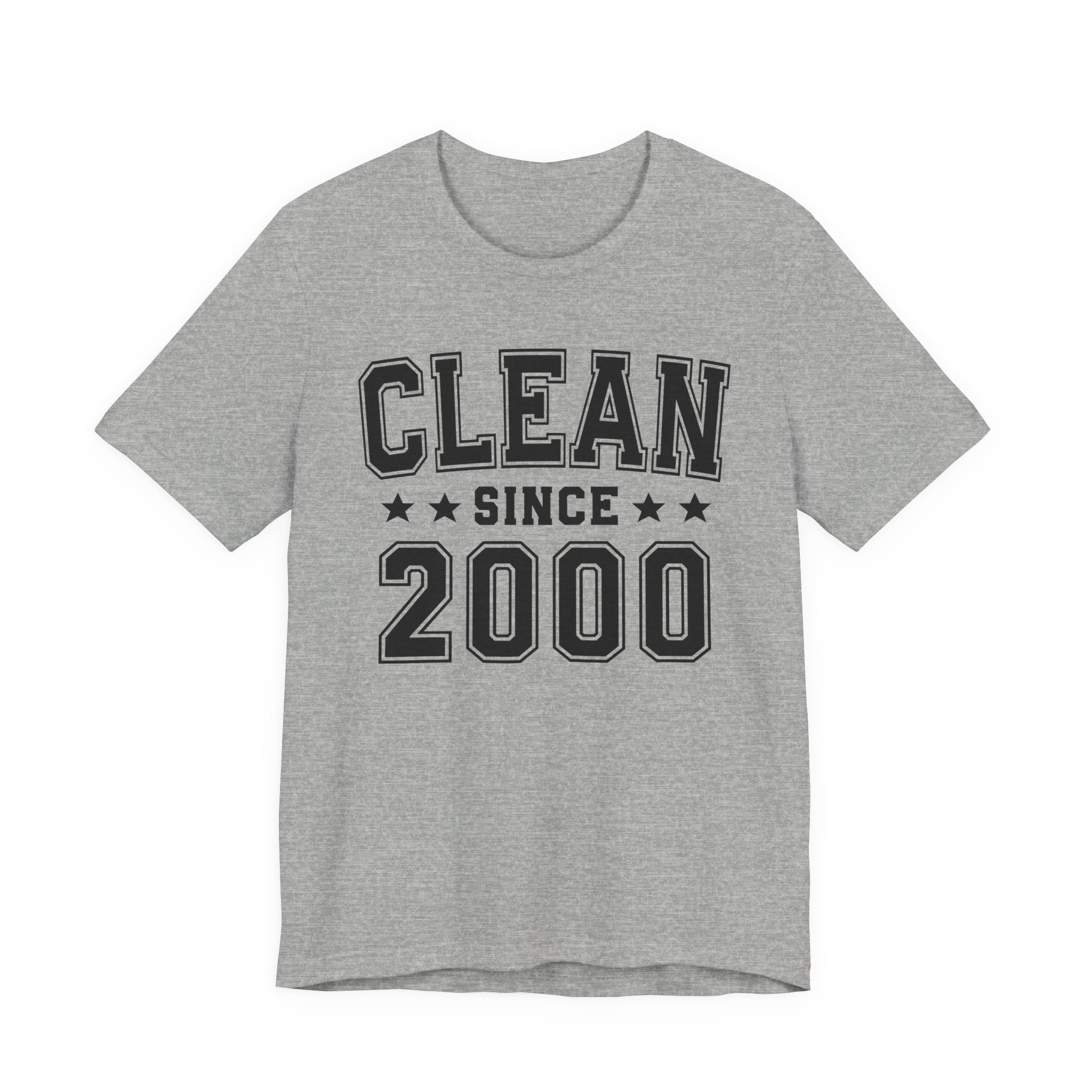 Clean Since (Personalized Date) —  Bride/Married T-shirt, Wedding & Anniversary Gift