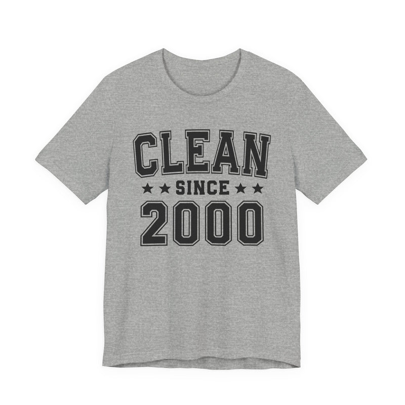 Clean Since (Personalized Date) —  Bride/Married T-shirt, Wedding & Anniversary Gift
