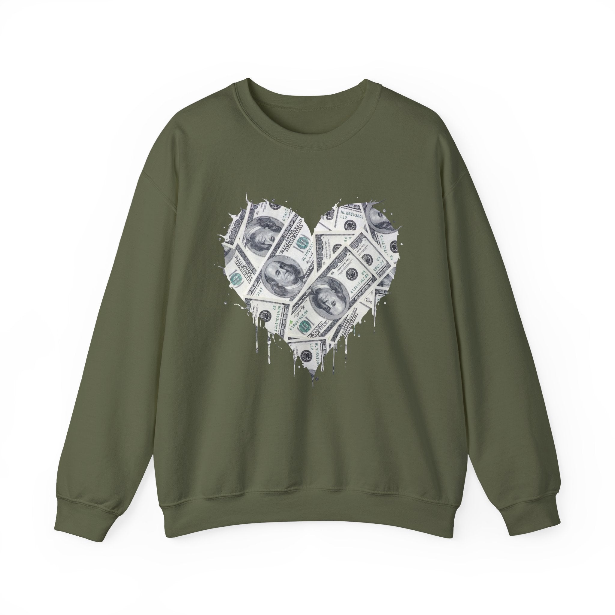 Valentine's Day (Money Heart) -  Sweatshirt