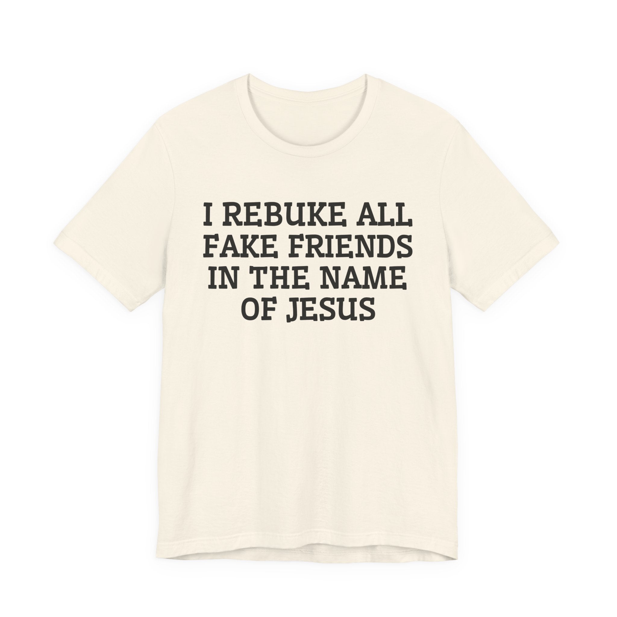 I Rebuke All Fake Friends In The Name Of Jesus - Tshirt