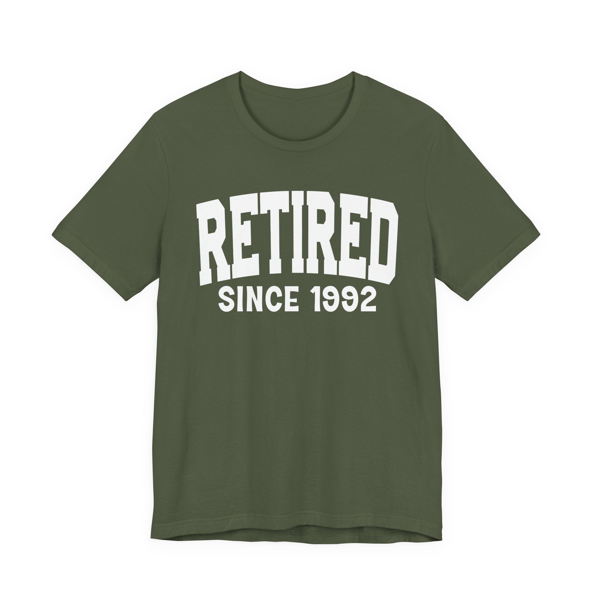 Retired Personalization T-Shirt - Add Your Special "Since Date"