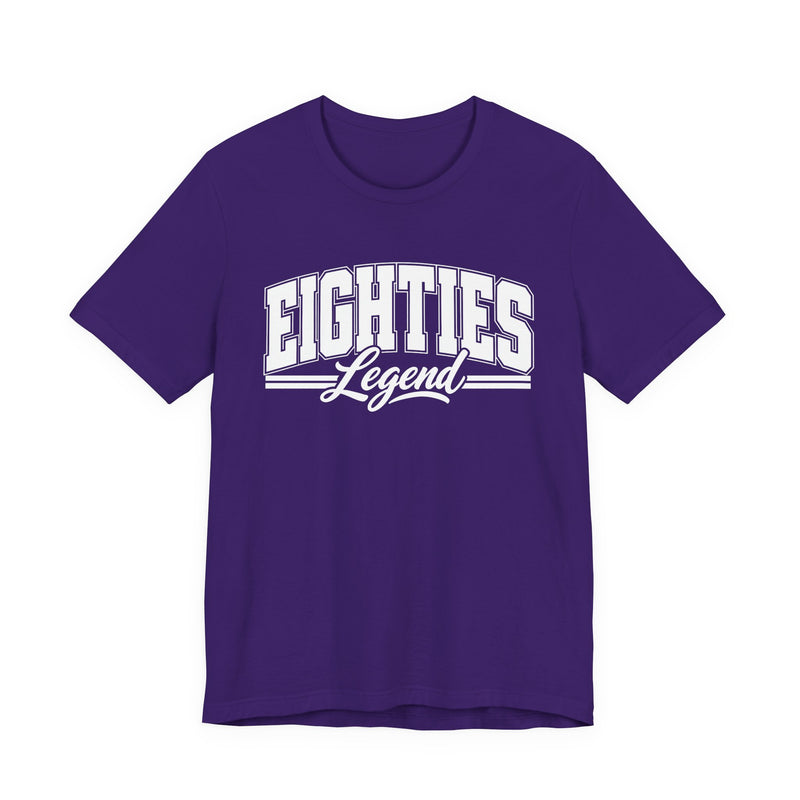 T-Shirt with lettering reading Eighties Legend, gallery image 1.