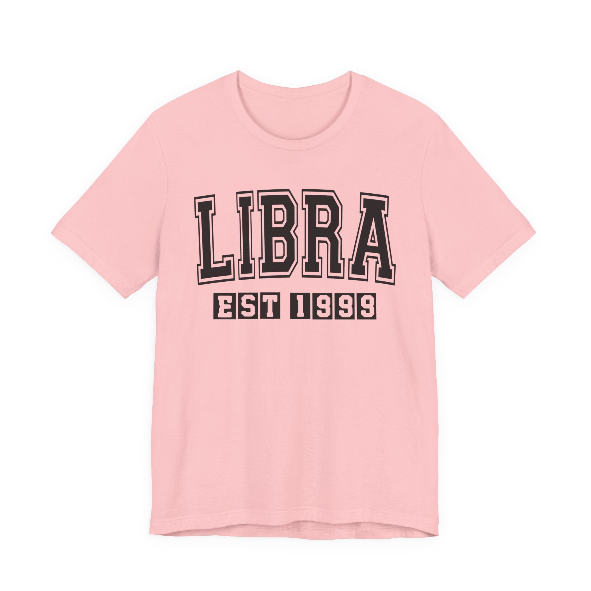 Libra EST (YEAR) Personalization — Zodiac Birthday Tee Shirt