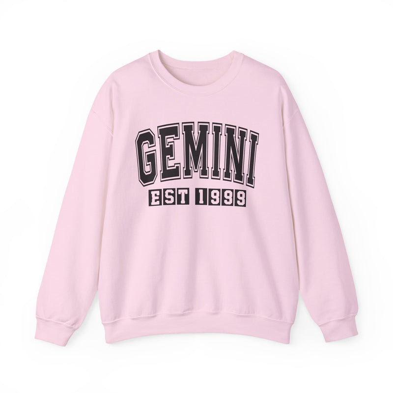 Gemini (EST YEAR) Personalization — Zodiac Graphic Sweatshirt