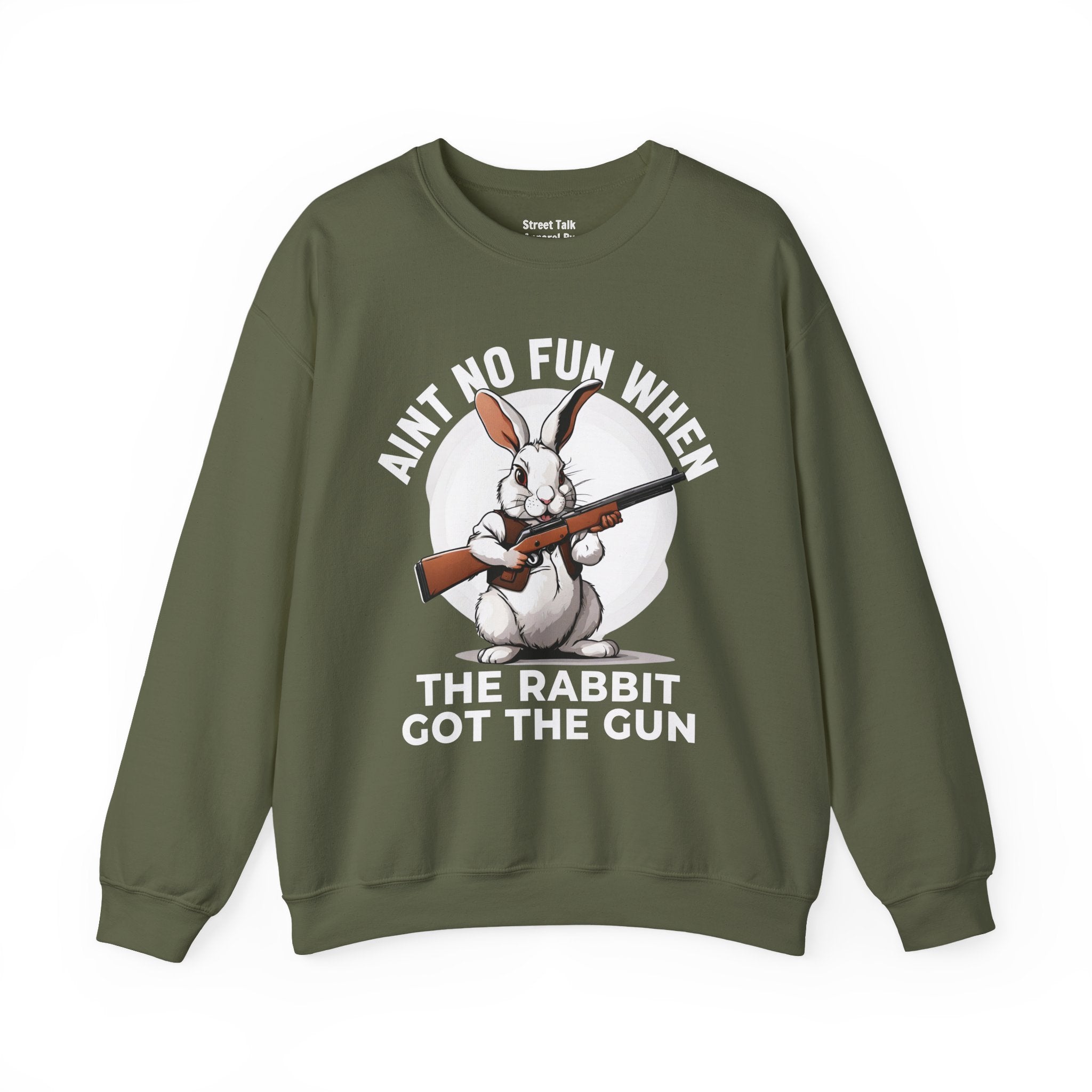 Aint No Fun When The Rabbit Got The Gun - Sweatshirt