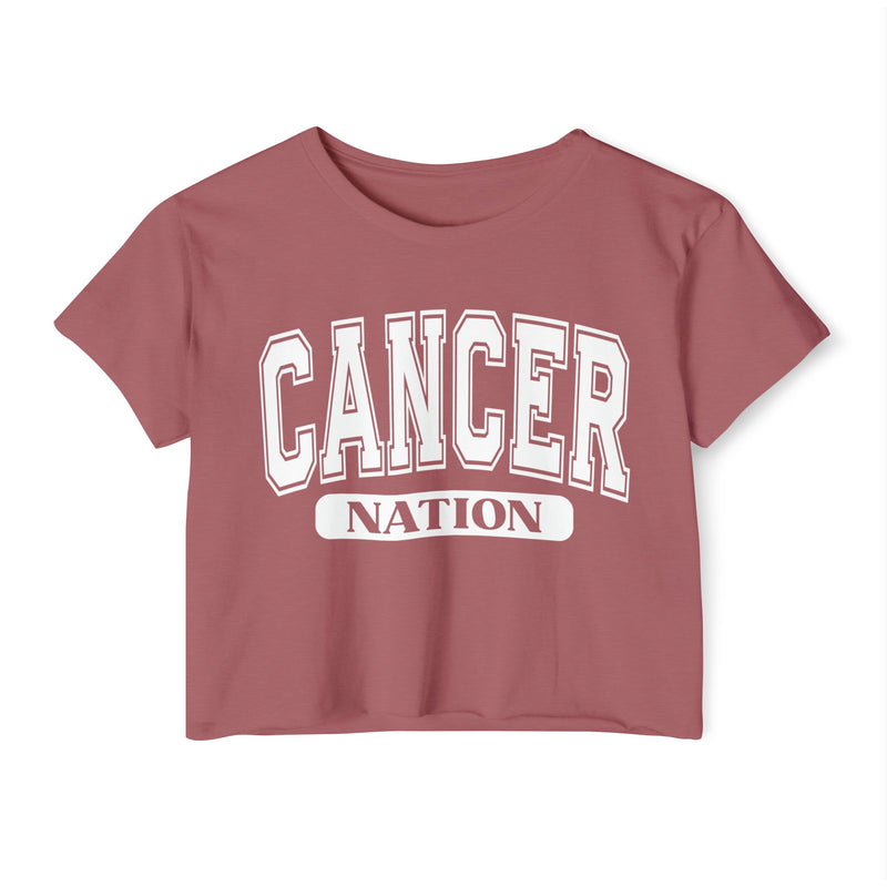 Cancer Nation — Women’s Zodiac Festival Crop Top