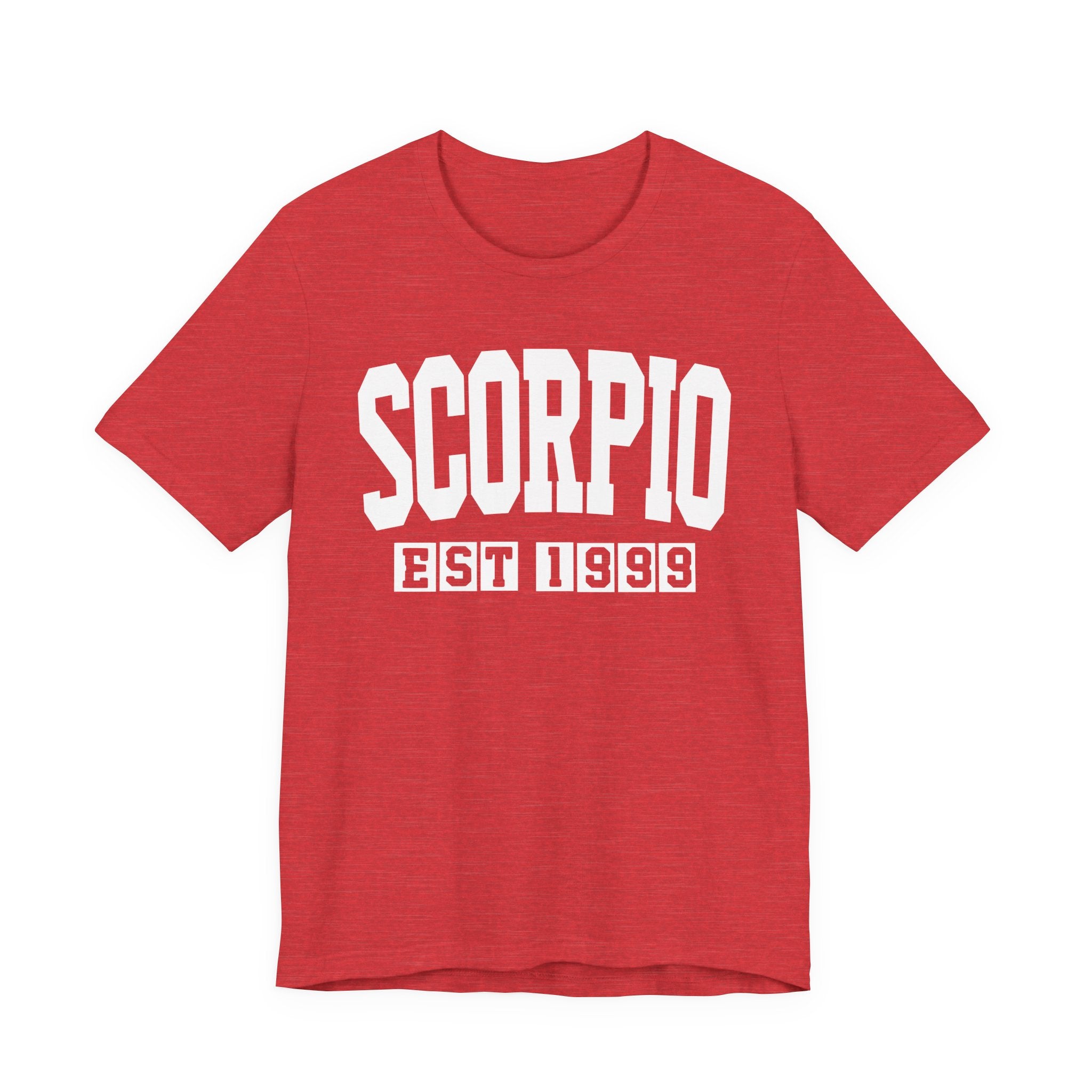Scorpio EST (YEAR) Personalization — Zodiac Birthday Tee Shirt