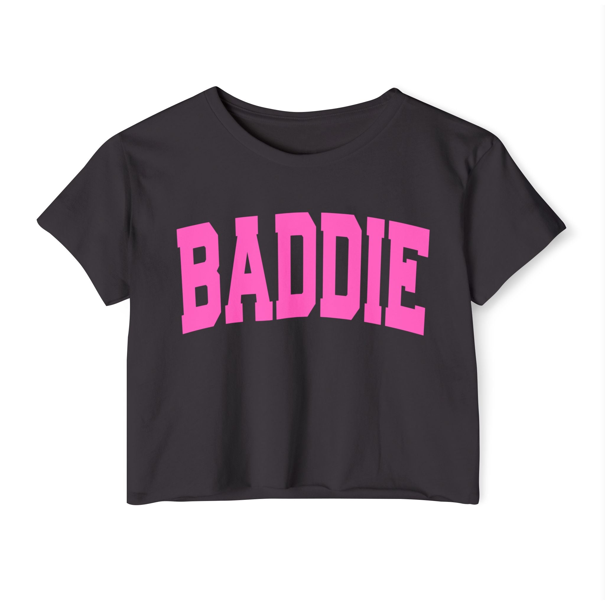 Baddie And Petty Crop Top — Women's Festival Graphic Tee