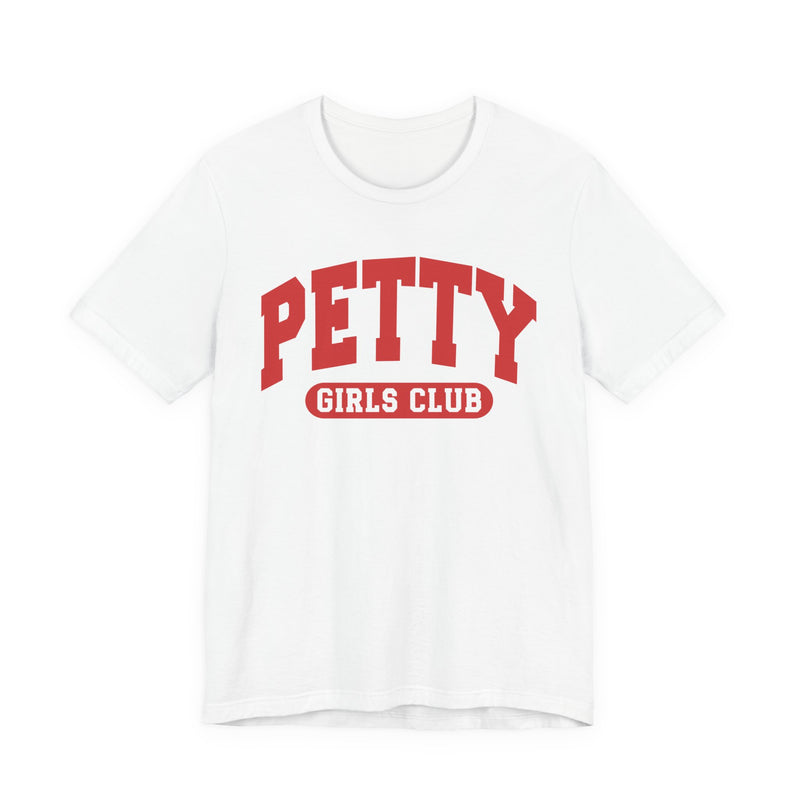 Petty Girls Club — Retro Collegiate T-Shirt