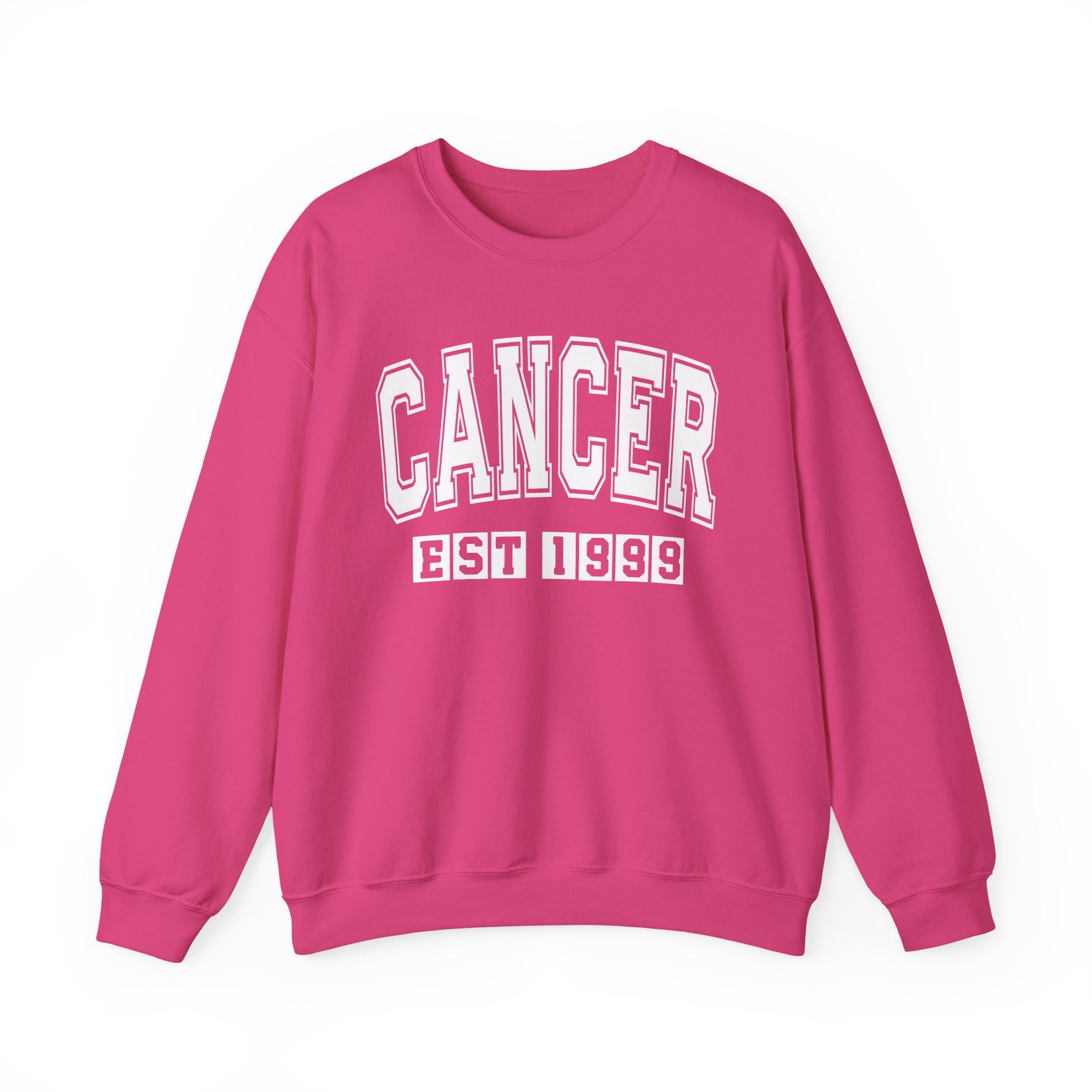 Cancer (EST YEAR) Personalization — Zodiac Graphic Sweatshirt