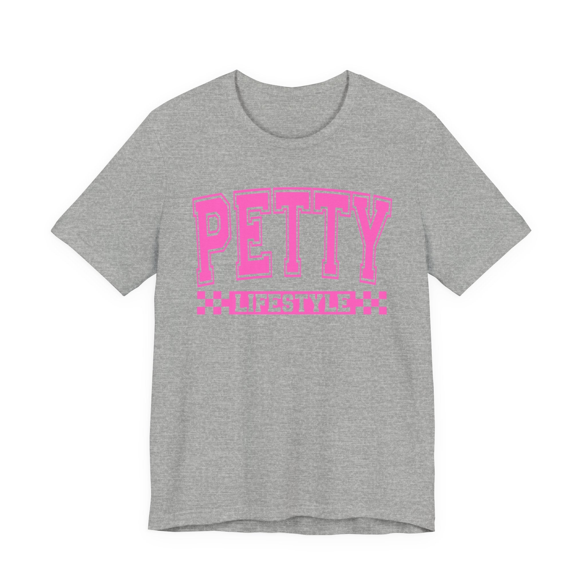 Petty Lifestyle - Pink Varsity Statement T-Shirt