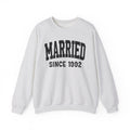 Married Personalization Sweatshirt - Add Your Special "Since Date"
