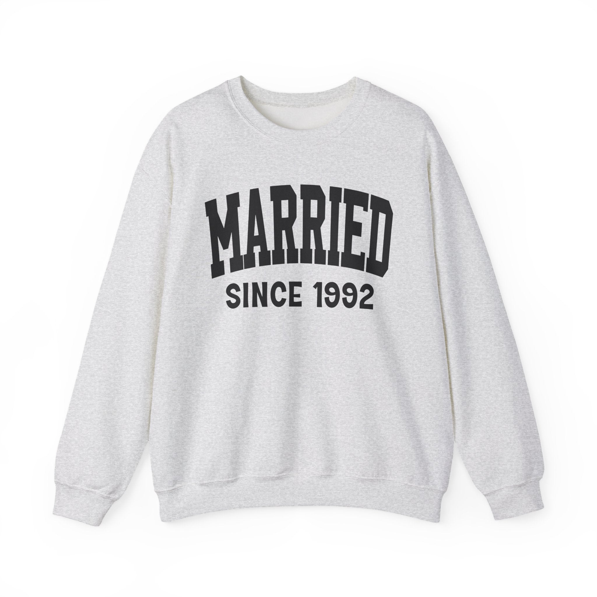 Married Personalization Sweatshirt - Add Your Special "Since Date"