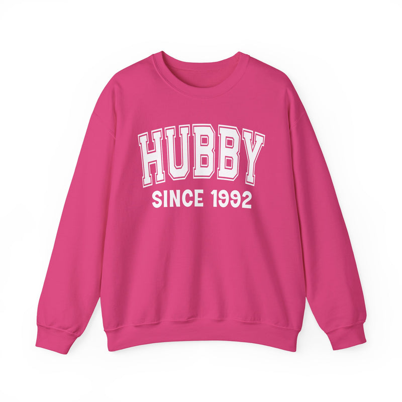 Hubby Personalization Sweatshirt — Add Your Special "Since Date"