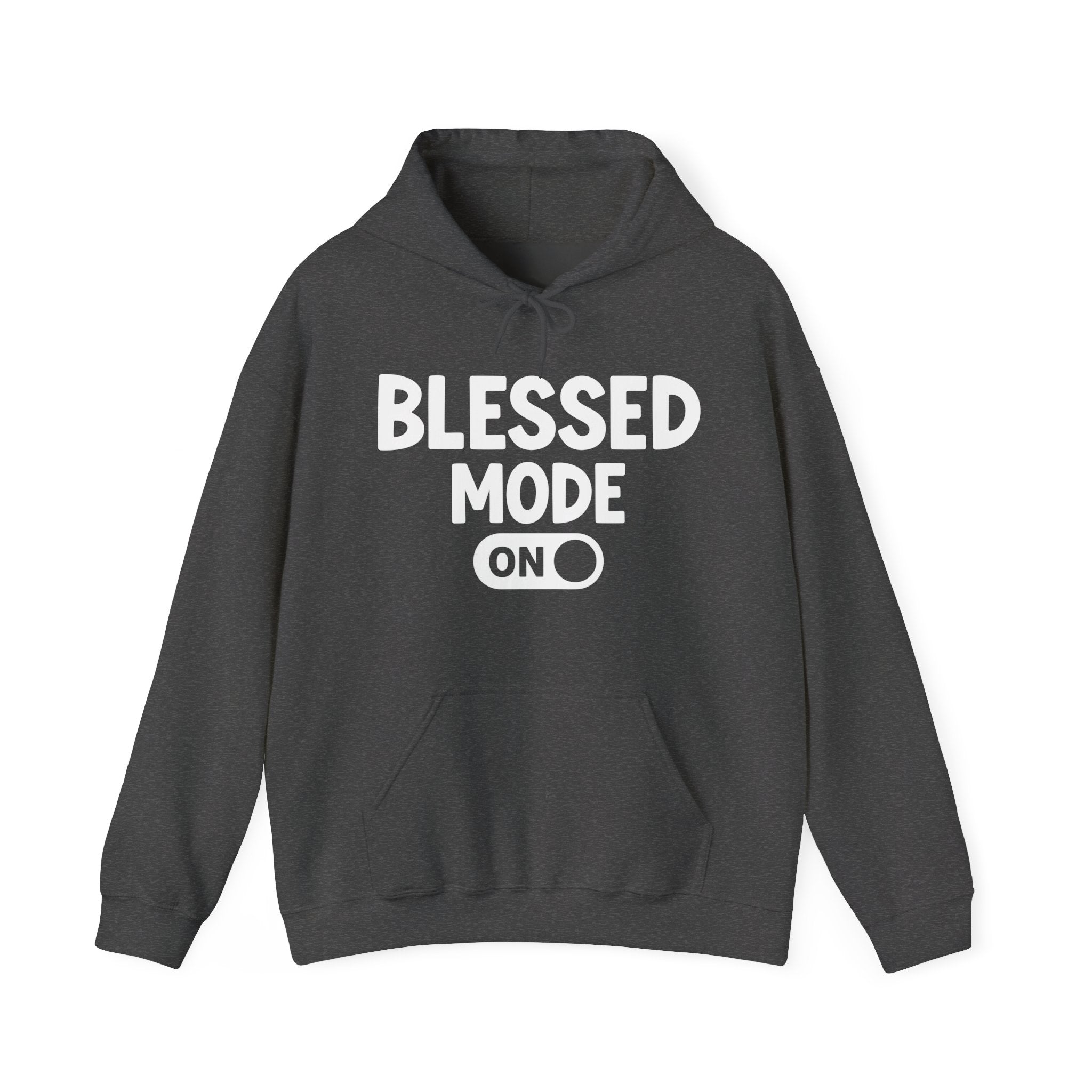 Blessed Mode On — Motivational Positive Graphic Hoodie
