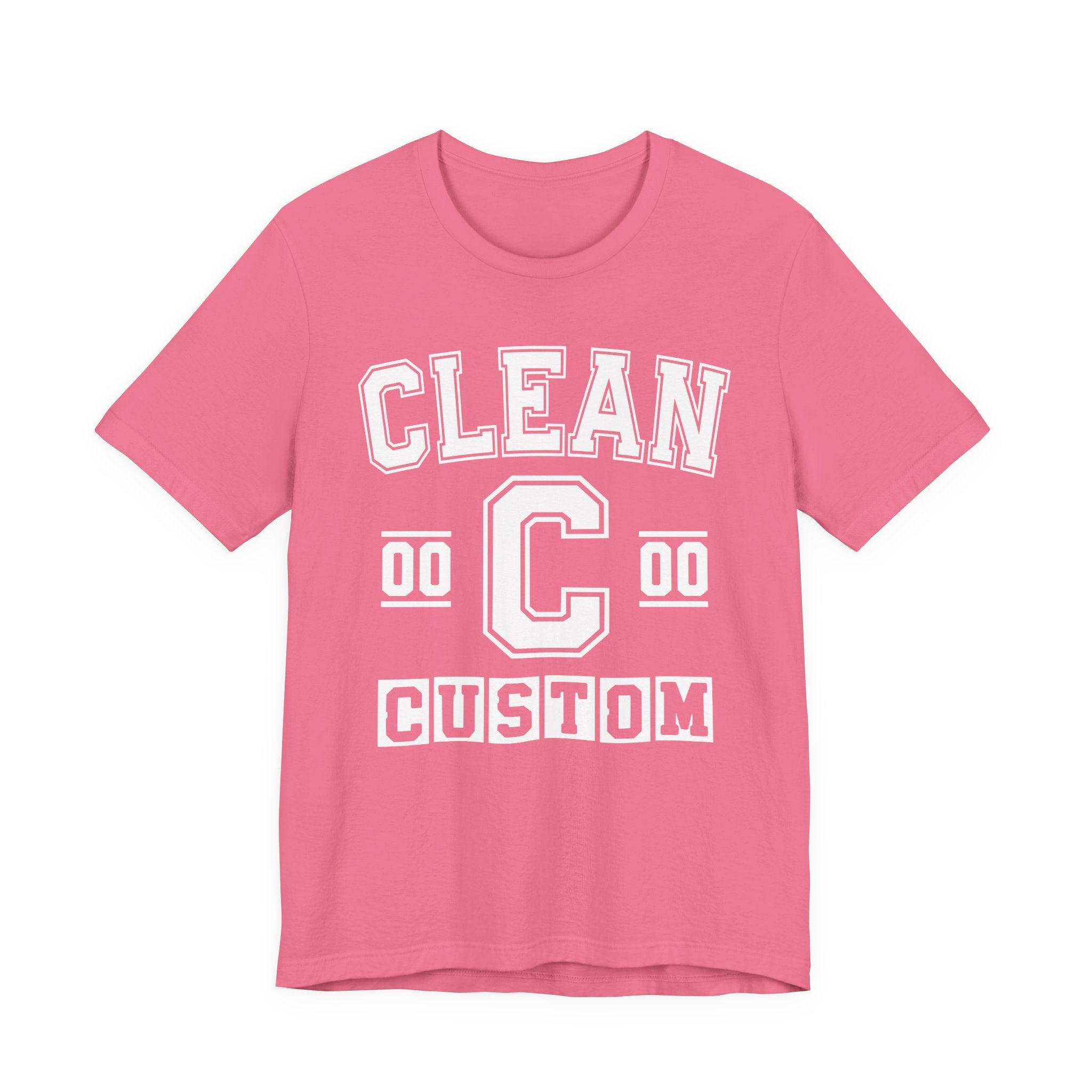Custom Clean Varsity Tee Shirt — Customize Birthday Day/Month/Year - Customize Season/nation/Society