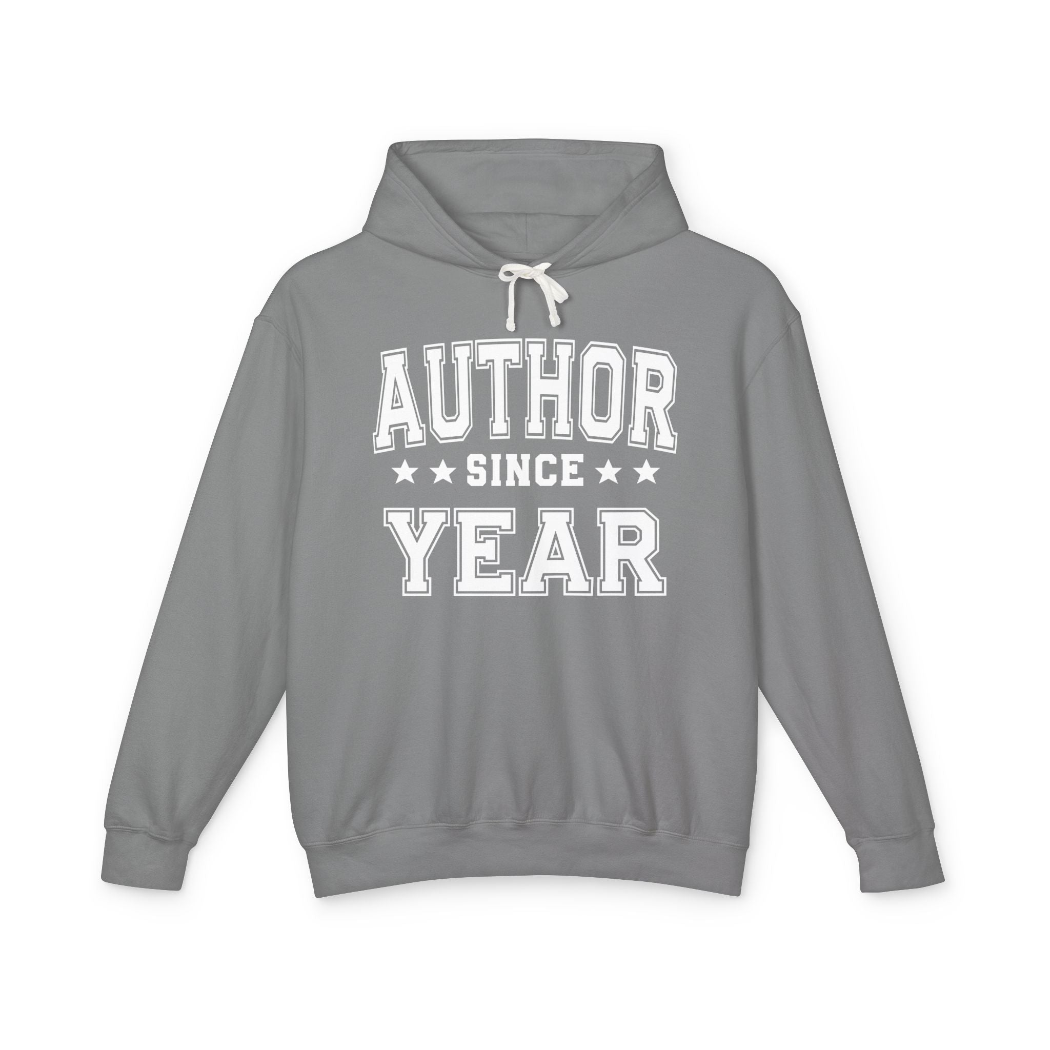 Author Since (Personalized Date) — Writer Author Milestone Hoodie