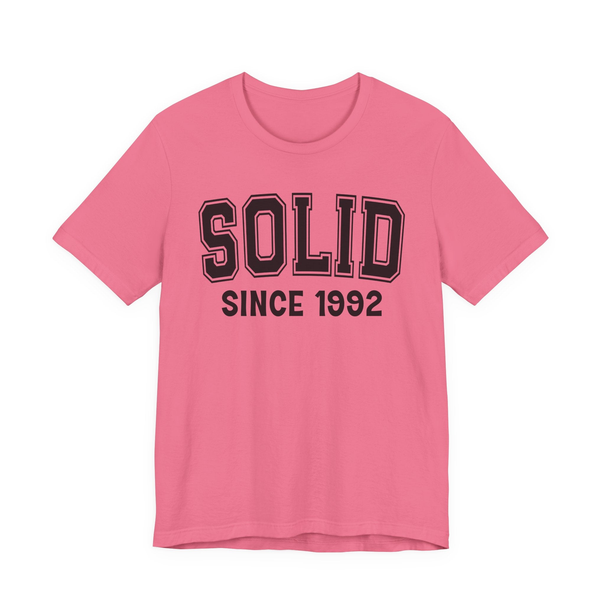 Solid Personalization T-Shirt - Add Your Special "Since Date"