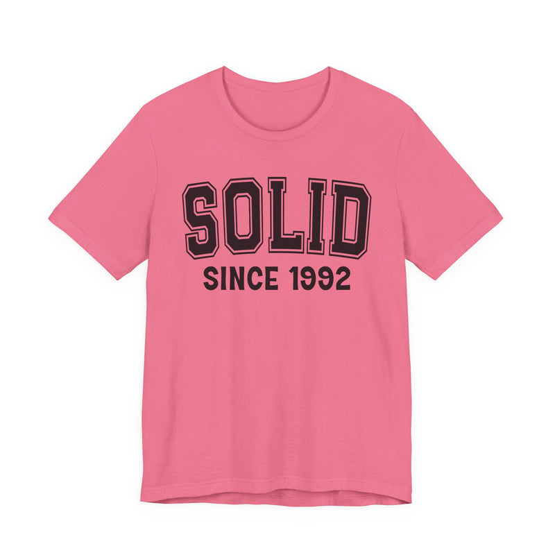 Solid Personalization T-Shirt — Add Your Special "Since Date"