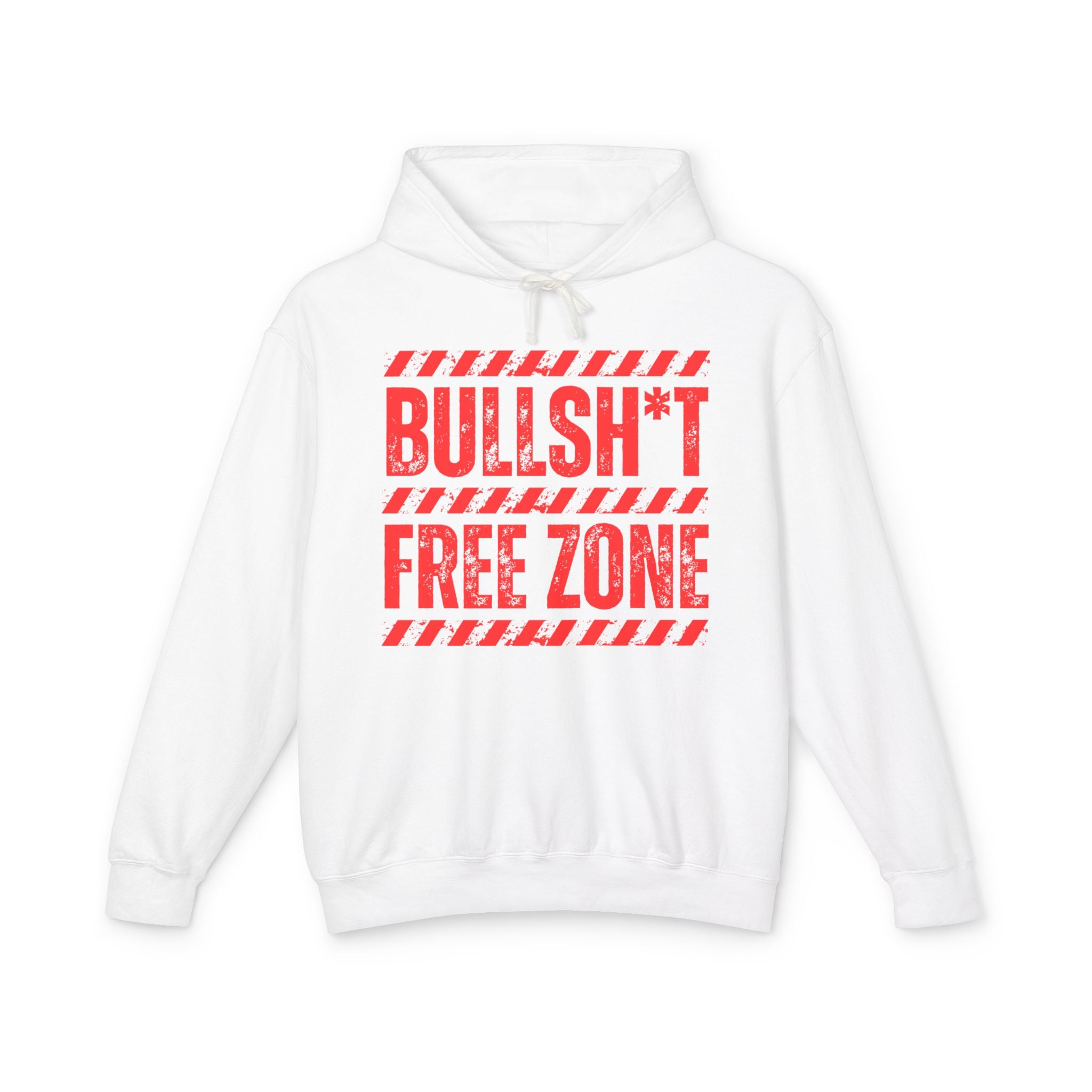 Bullshit Free Zone Hoodie — Funny Boundaries Hoodie