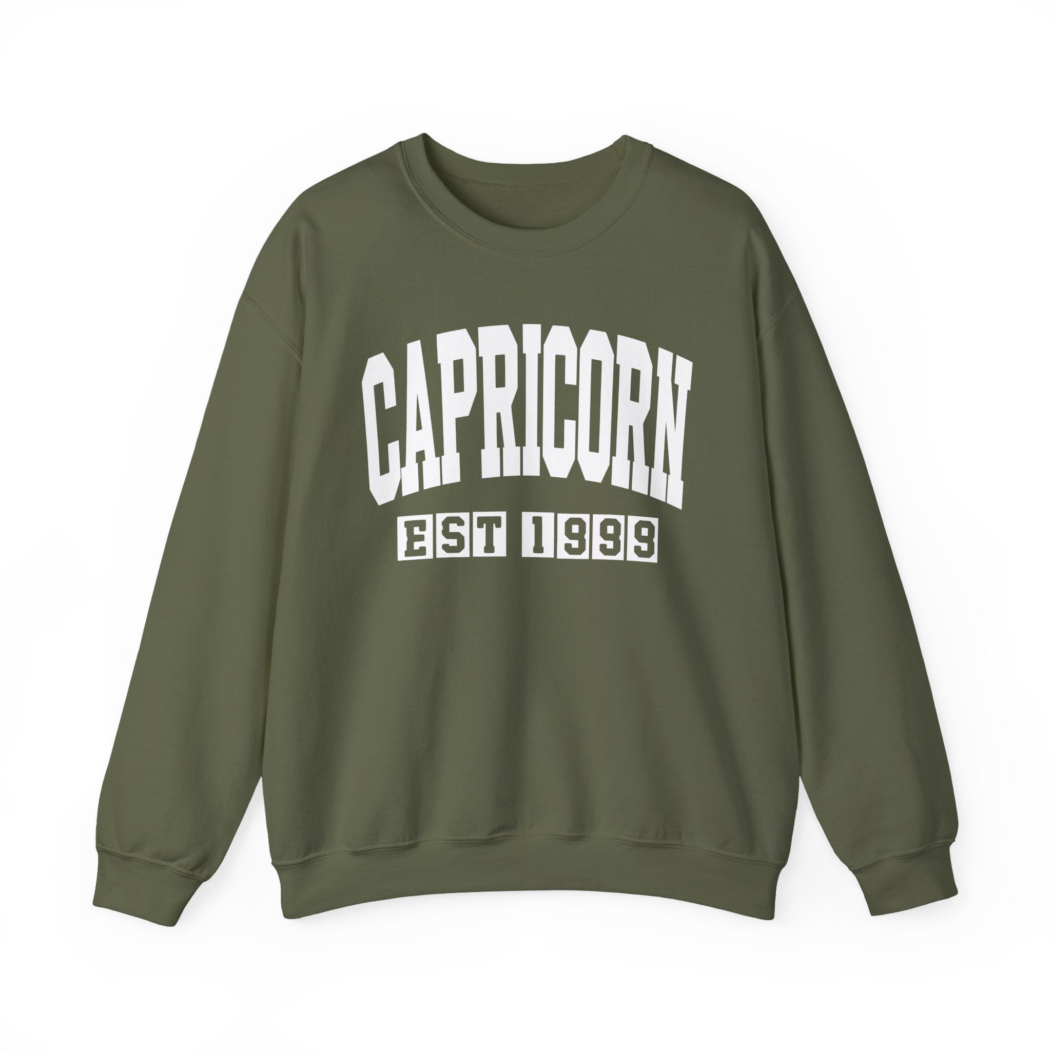 Capricorn (EST YEAR) Personalization — Zodiac Graphic Sweatshirt