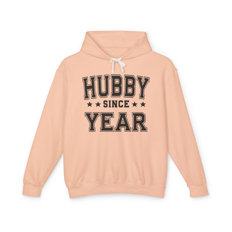 Hubby Since (Personalized Date) — Husband Marriage Milestone Hoodie