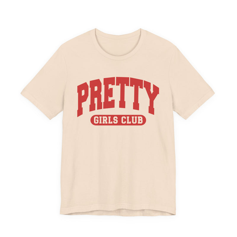 Pretty Girls Club — Retro Collegiate T-Shirt
