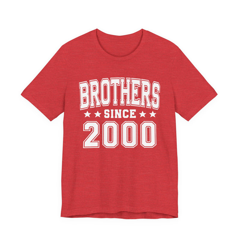 Brothers Since (Personalized Date) —  Bride/Married T-shirt, Wedding & Anniversary Gift