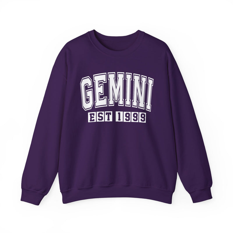Gemini (EST YEAR) Personalization — Zodiac Graphic Sweatshirt