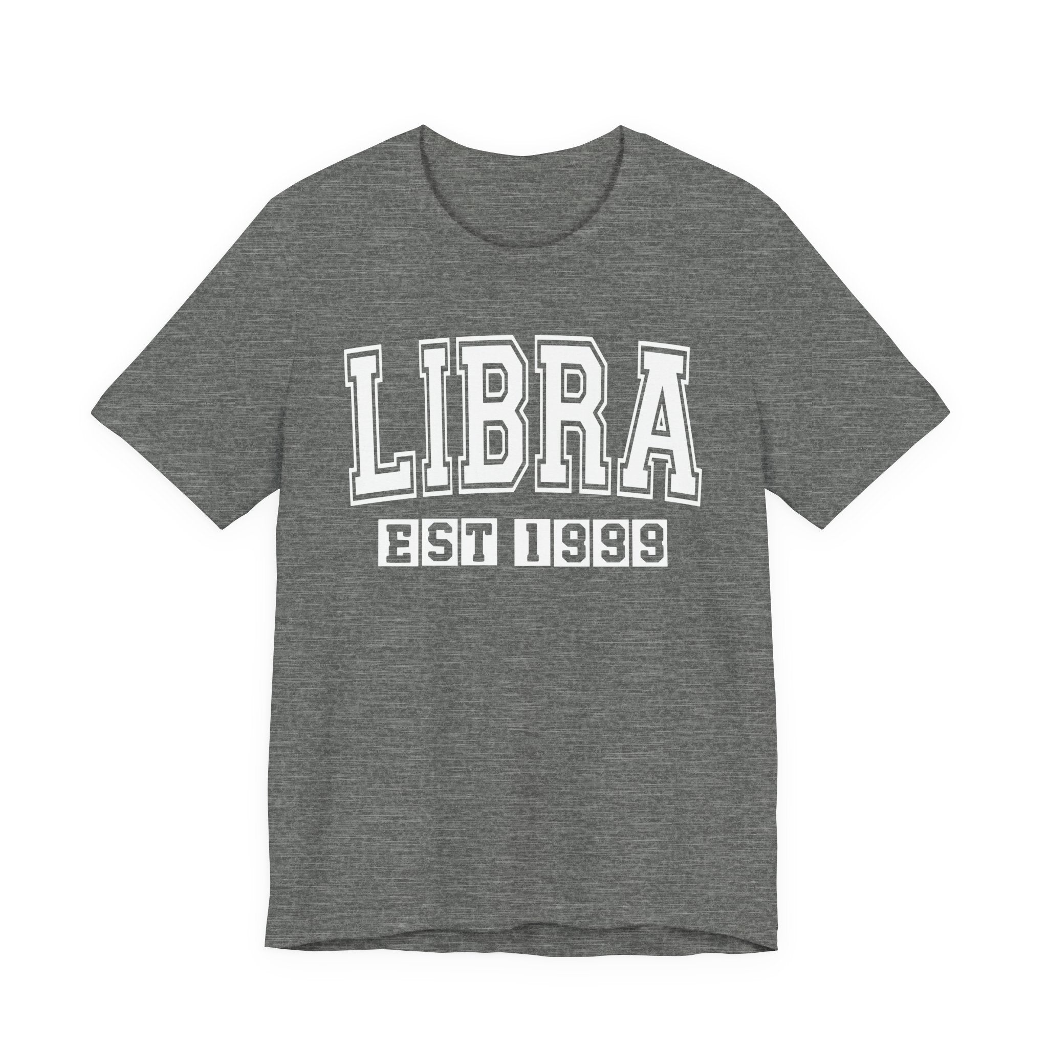 Libra EST (YEAR) Personalization — Zodiac Birthday Tee Shirt